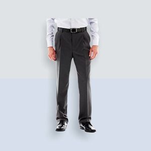 Stafford Classic Fit Travel Suit Separates Pleated Slacks 44 x 30 NWT